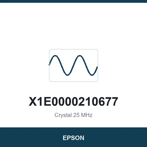 EPSON X1E0000210677 Crystal 25 MHz 3225