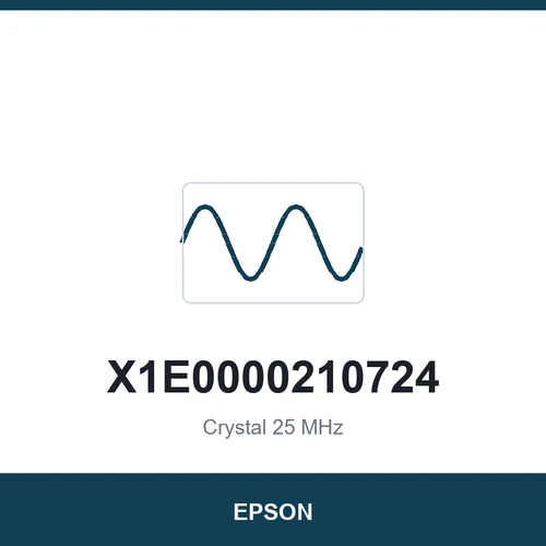 EPSON X1E0000210724 Crystal 25 MHz 3225