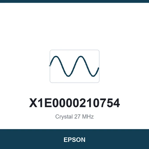 EPSON X1E0000210754 Crystal 27 MHz 3225
