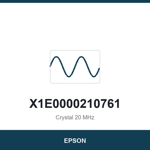 EPSON X1E0000210761 Crystal 20 MHz 3225