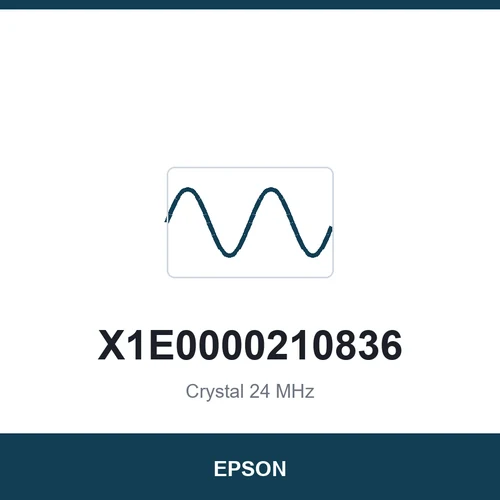 EPSON X1E0000210836 Crystal 24 MHz 3225