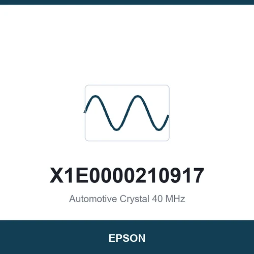 EPSON X1E0000210917 Automotive Crystal 40 MHz 3225