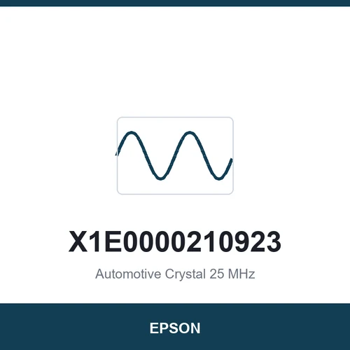 EPSON X1E0000210923 Automotive Crystal 25 MHz 3225
