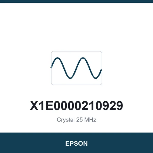 EPSON X1E0000210929 Crystal 25 MHz 3225