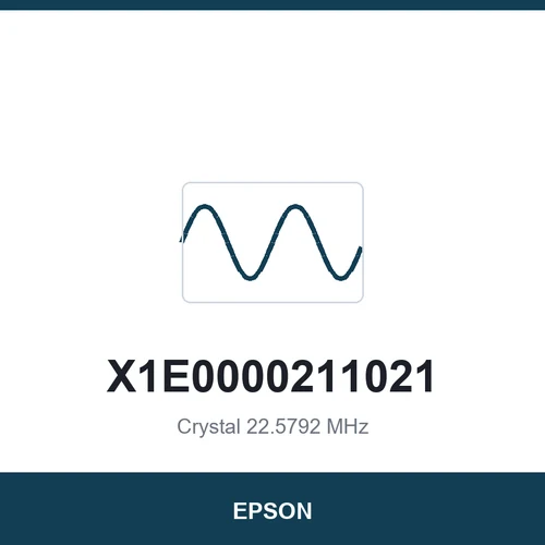 EPSON X1E0000211021 Crystal 22.5792 MHz 3225