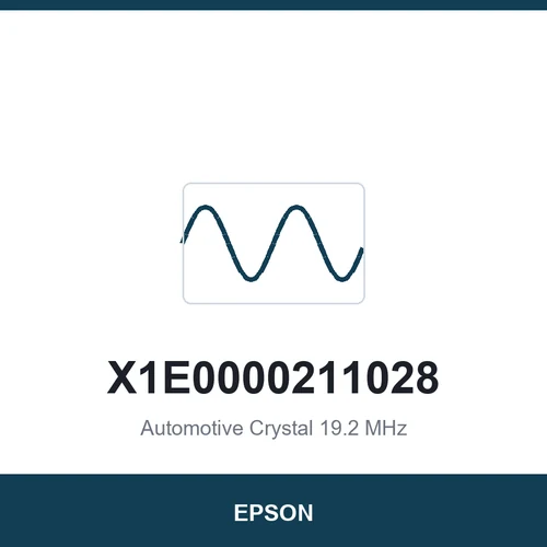 EPSON X1E0000211028 Automotive Crystal 19.2 MHz 3225