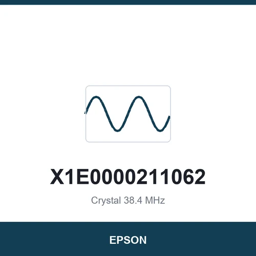 EPSON X1E0000211062 Crystal 38.4 MHz 3225