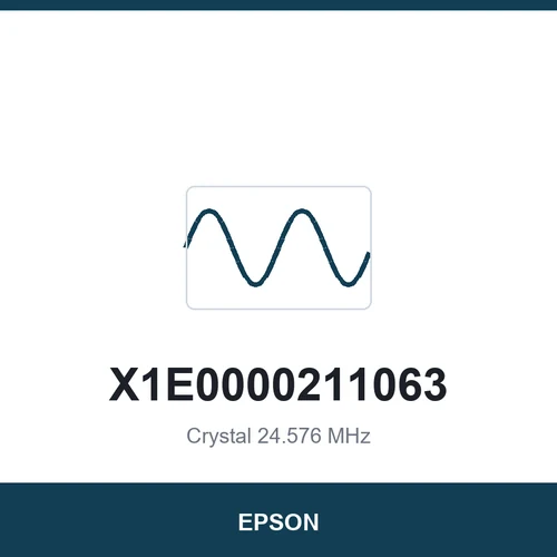 EPSON X1E0000211063 Crystal 24.576 MHz 3225