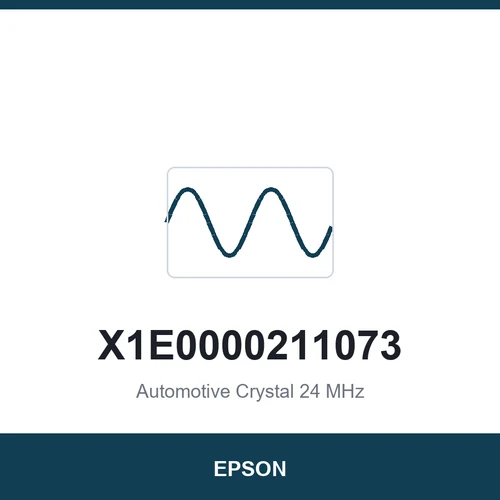 EPSON X1E0000211073 Automotive Crystal 24 MHz 3225