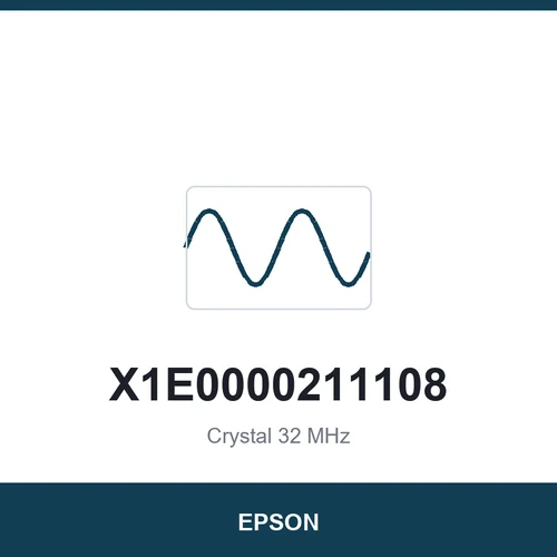 EPSON X1E0000211108 Crystal 32 MHz 3225