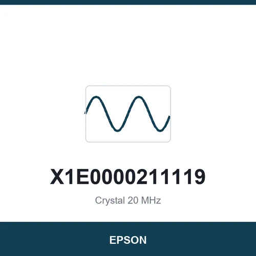 EPSON X1E0000211119 Crystal 20 MHz 3225
