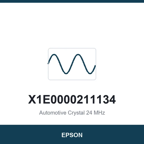 EPSON X1E0000211134 Automotive Crystal 24 MHz 3225