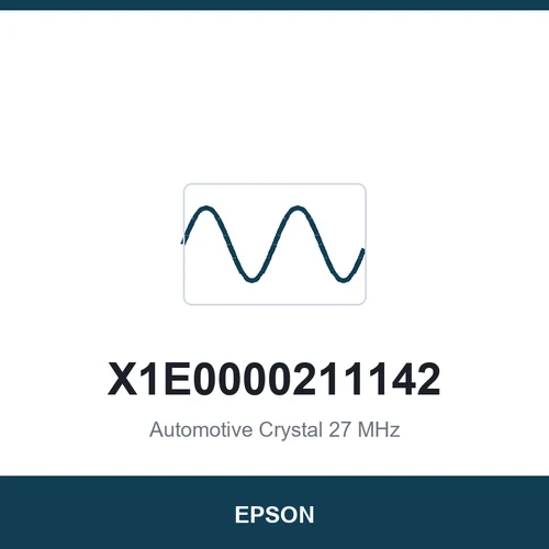 EPSON X1E0000211142 Automotive Crystal 27 MHz 3225
