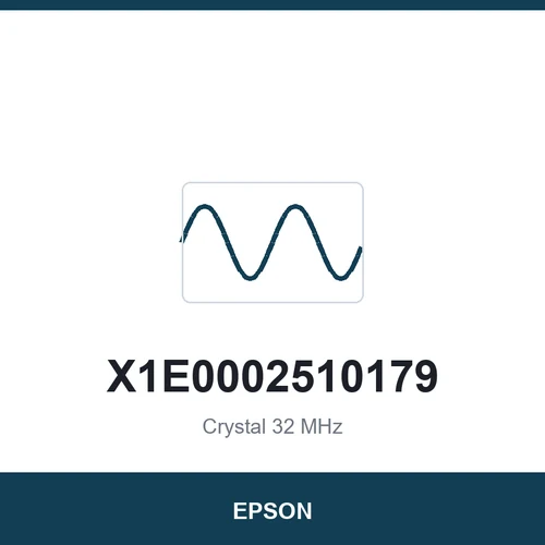 EPSON X1E0002510179 Crystal 32 MHz 1612