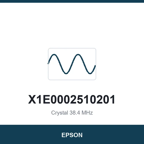 EPSON X1E0002510201 Crystal 38.4 MHz 1612