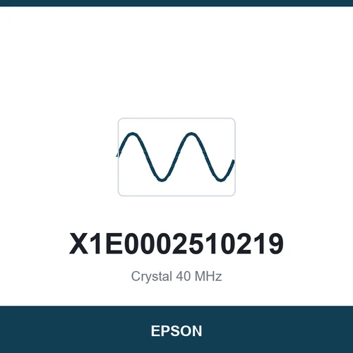 EPSON X1E0002510219 Crystal 40 MHz 1612