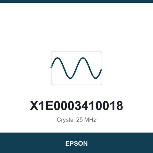 EPSON X1E0003410018 Crystal 25 MHz 3225