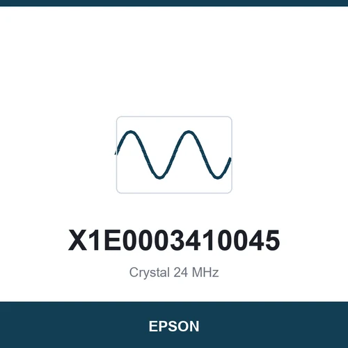 EPSON X1E0003410045 Crystal 24 MHz 3225