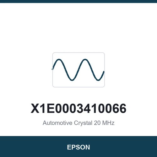 EPSON X1E0003410066 Automotive Crystal 20 MHz 3225