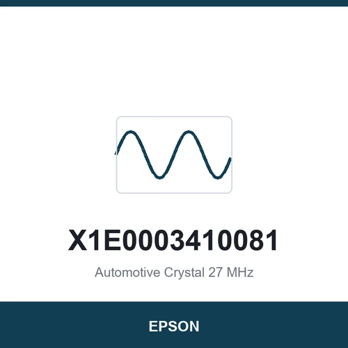 EPSON X1E0003410081 Automotive Crystal 27 MHz 3225