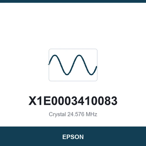 EPSON X1E0003410083 Crystal 24.576 MHz 3225