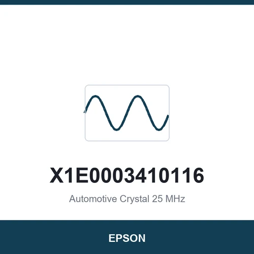 EPSON X1E0003410116 Automotive Crystal 25 MHz 3225