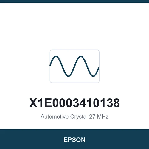 EPSON X1E0003410138 Automotive Crystal 27 MHz 3225