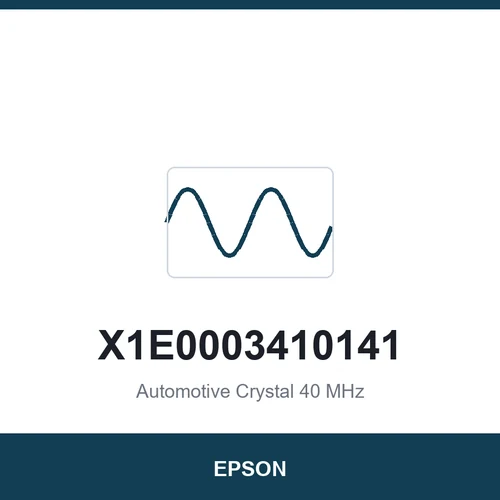 EPSON X1E0003410141 Automotive Crystal 40 MHz 3225