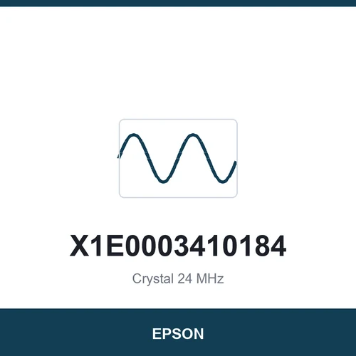 EPSON X1E0003410184 Crystal 24 MHz 3225