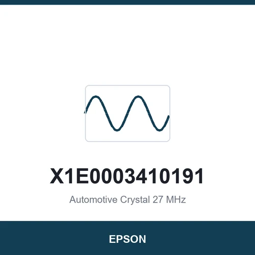 EPSON X1E0003410191 Automotive Crystal 27 MHz 3225