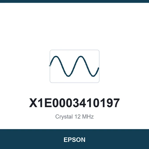 EPSON X1E0003410197 Crystal 12 MHz 3225