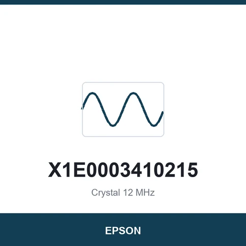 EPSON X1E0003410215 Crystal 12 MHz 3225