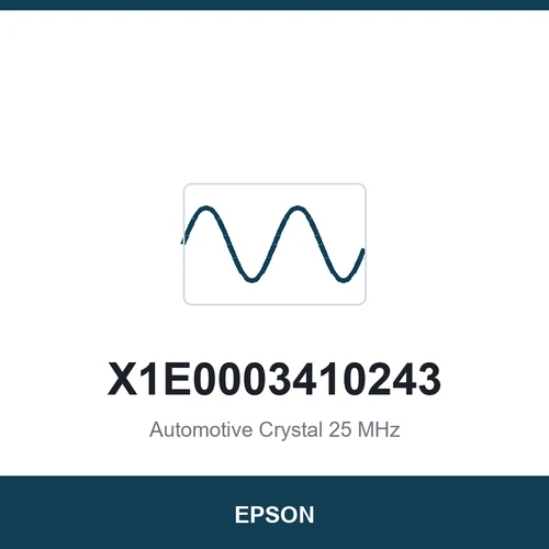 EPSON X1E0003410243 Automotive Crystal 25 MHz 3225