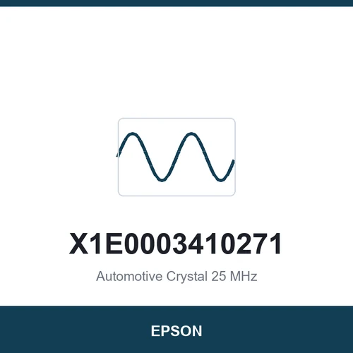 EPSON X1E0003410271 Automotive Crystal 25 MHz 3225