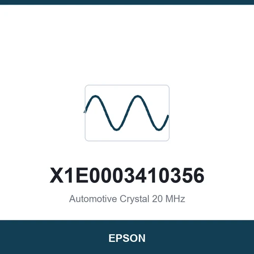 EPSON X1E0003410356 Automotive Crystal 20 MHz 3225
