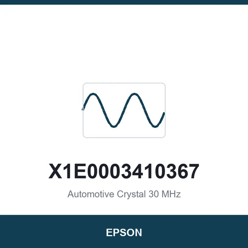 EPSON X1E0003410367 Automotive Crystal 30 MHz 3225
