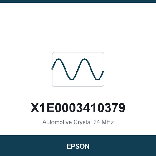 EPSON X1E0003410379 Automotive Crystal 24 MHz 3225