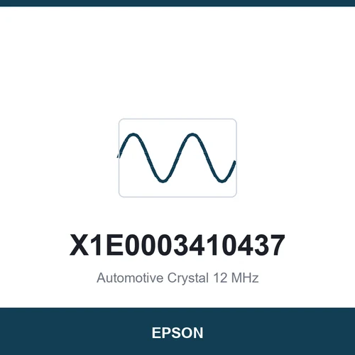 EPSON X1E0003410437 Automotive Crystal 12 MHz 3225