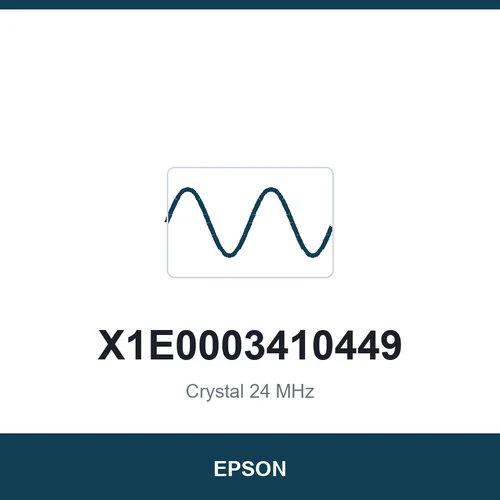EPSON X1E0003410449 Crystal 24 MHz 3225