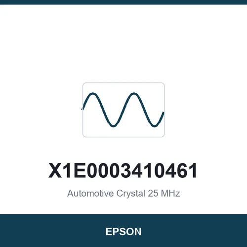 EPSON X1E0003410461 Automotive Crystal 25 MHz 3225