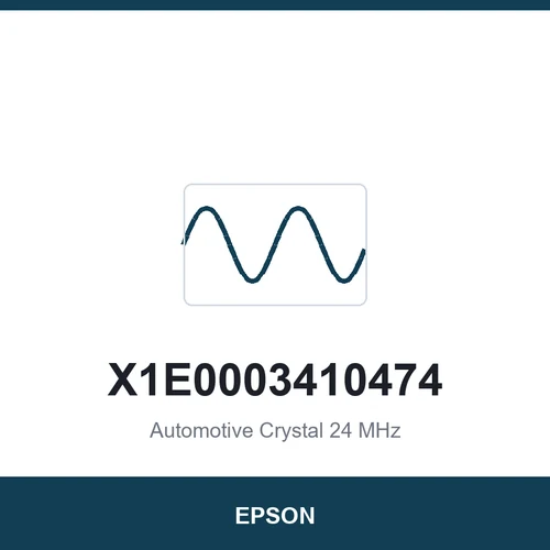 EPSON X1E0003410474 Automotive Crystal 24 MHz 3225
