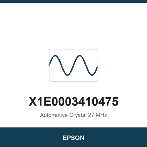 EPSON X1E0003410475 Automotive Crystal 27 MHz 3225