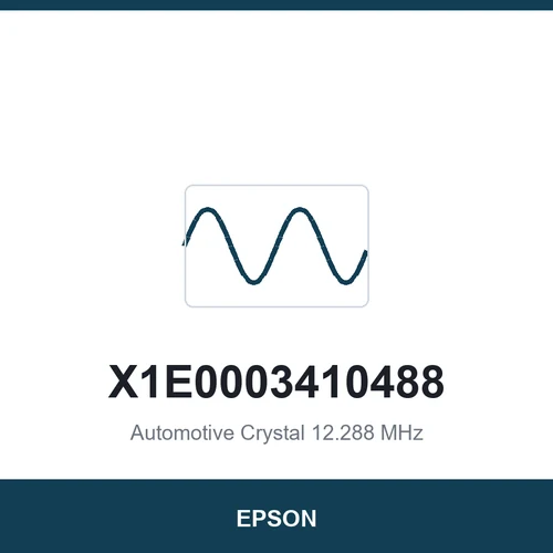 EPSON X1E0003410488 Automotive Crystal 12.288 MHz 3225