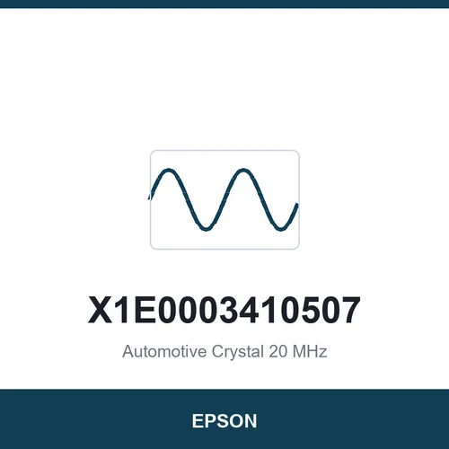 EPSON X1E0003410507 Automotive Crystal 20 MHz 3225