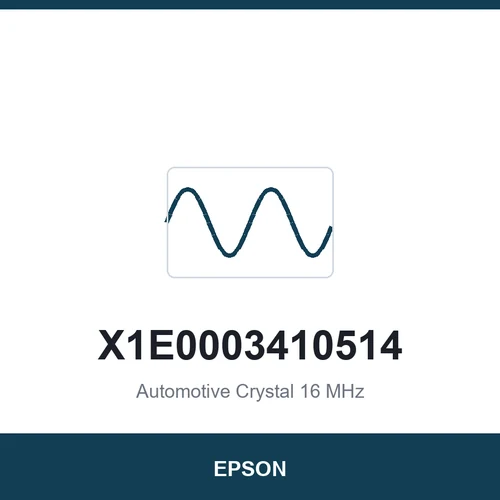 EPSON X1E0003410514 Automotive Crystal 16 MHz 3225