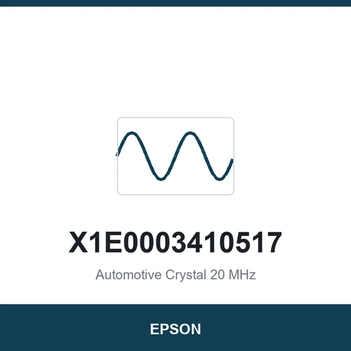 EPSON X1E0003410517 Automotive Crystal 20 MHz 3225