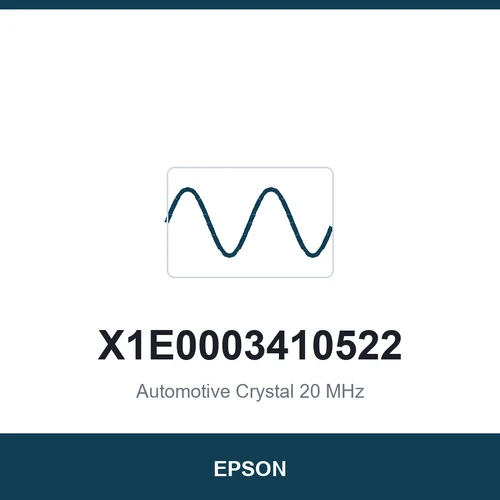 EPSON X1E0003410522 Automotive Crystal 20 MHz 3225