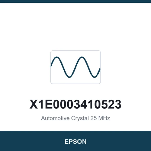 EPSON X1E0003410523 Automotive Crystal 25 MHz 3225