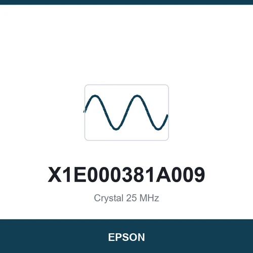 EPSON X1E000381A009 Crystal 25 MHz 2016
