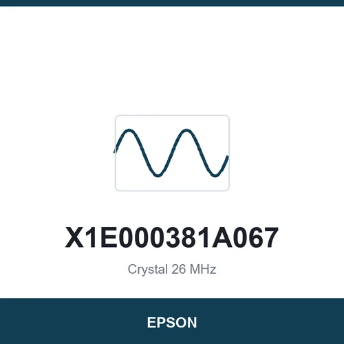 EPSON X1E000381A067 Crystal 26 MHz 2016